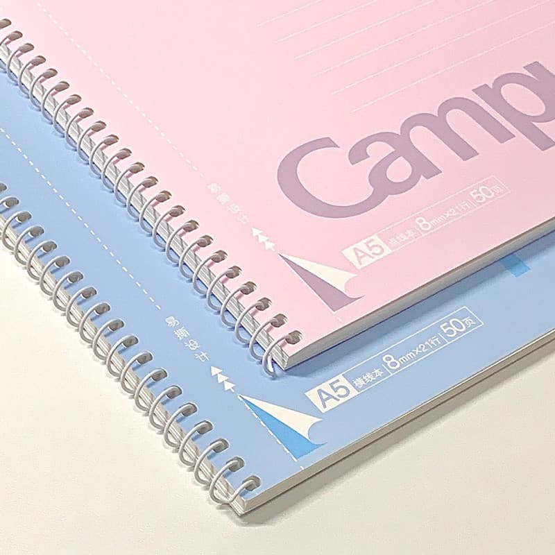 [Página interna rasgável] Japão KOKUYO KOKUYO Bobina Notebook Campus Notebook Estudante Dot Line Notebook Linha Horizont