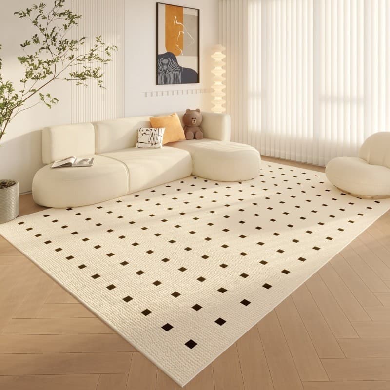 [Novo produto] tapete sala de estar creme blusão chapéu quarto antiderrapante tapete quarto cobertor de cabeceira