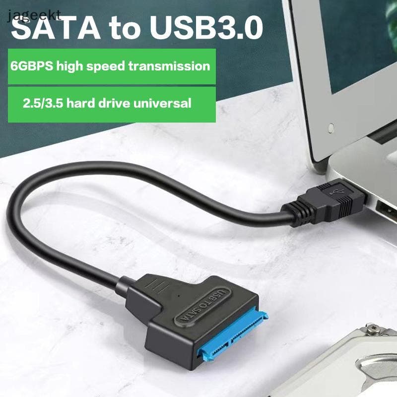 [jageekt] SATA Para USB 3.0/Tipo C/2 Em 1 Cabo USB3.0 De Até 6 Gbps Disco Rígido Externo HDD SSD De 2,5 Polegadas 3 Adap