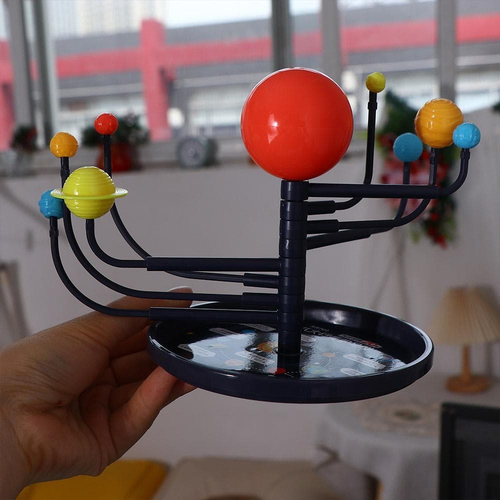 Brinquedos Planetário Construir Bloco Engraçado Astronomia Brinquedo Educativo Crianças Projeto Científico Conjunto 9 Pl