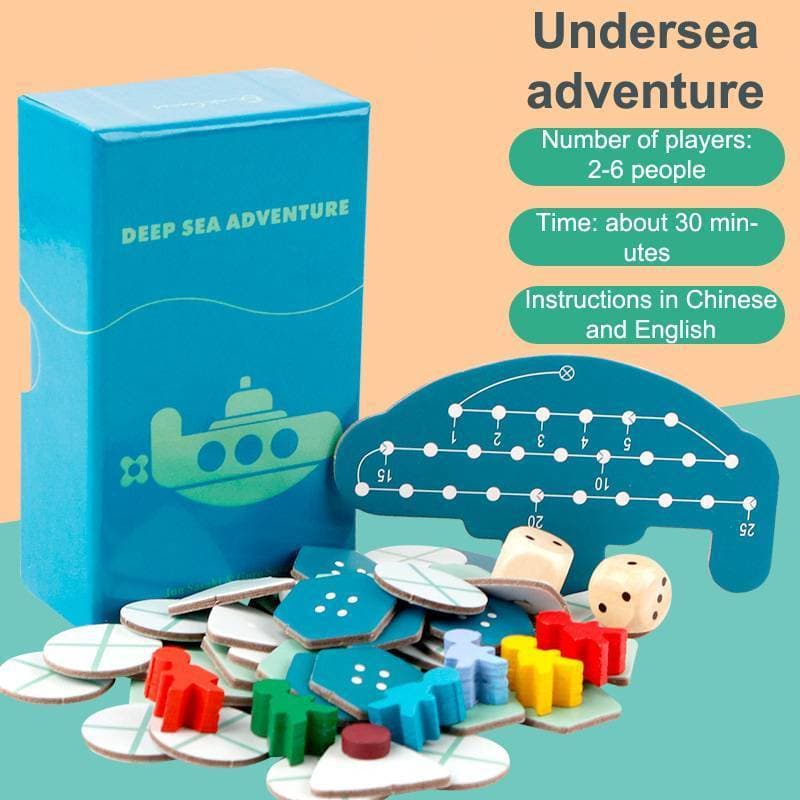[GrandLarge] Jogos De Tabuleiro De Aventura Em Mar Profundo , Jogo De Cartas Para Festa Família , Brinquedos Divertidos 