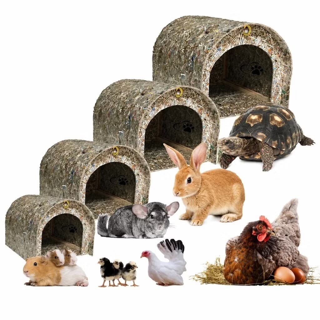 Toca Casinha Ecológica Pet Tartaruga Jabuti Coelho Galinha Codorna Chichila Porquinho da India Qualidade E Conforto