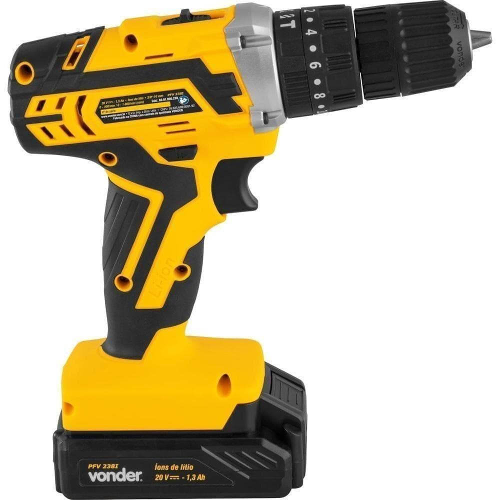 Parafusadeira e Furadeira de Impacto Vonder 20V PFV238I