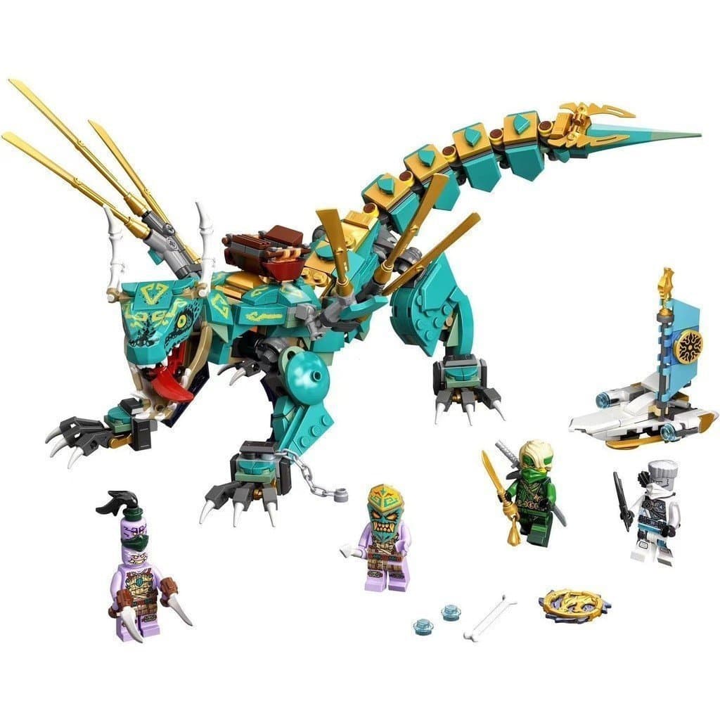 525 Peças Dragão Voador da Selva Compatível com 71746 Lego Ninjago Brinquedo Educativo para Crianças Blocos de Montar BG