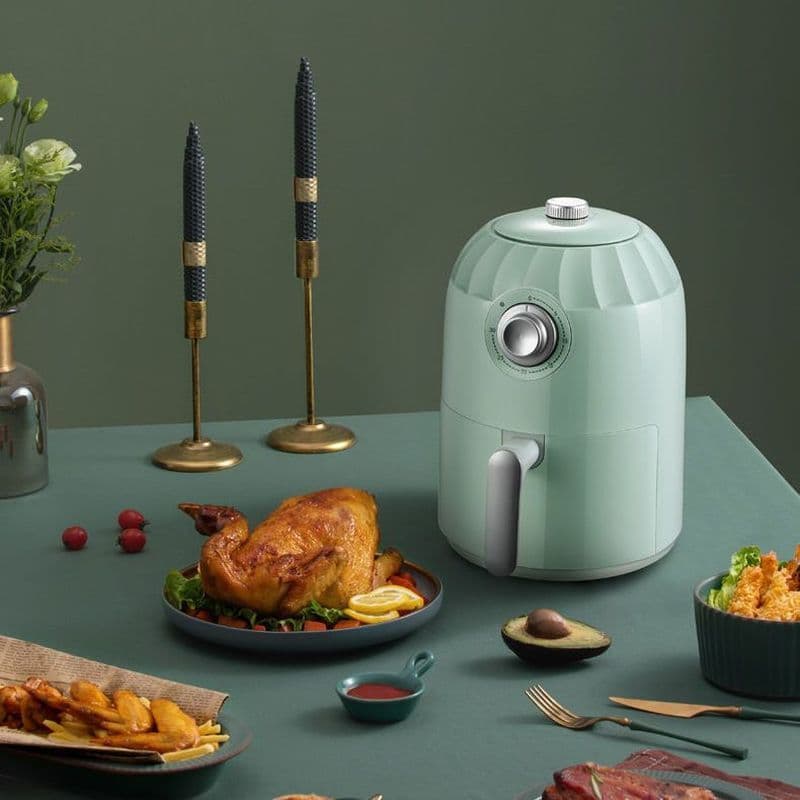Fritadeira de ar doméstica com baixo teor de gordura multifuncional saudável sem óleo forno controle de temperatura frit