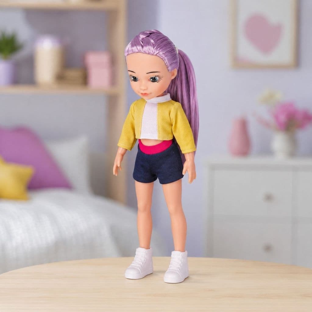Boneca K Pop Girls Zyra Articulada Cabelos Longos Bee Toys