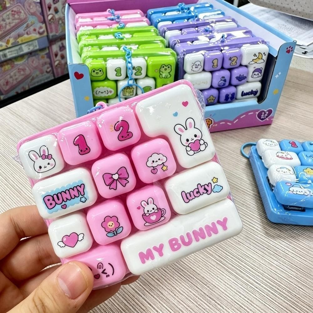 Chaveiro De Teclado , Mecânico Com Teclas Clicáveis Transparentes De Plástico , Sons Mecânicos