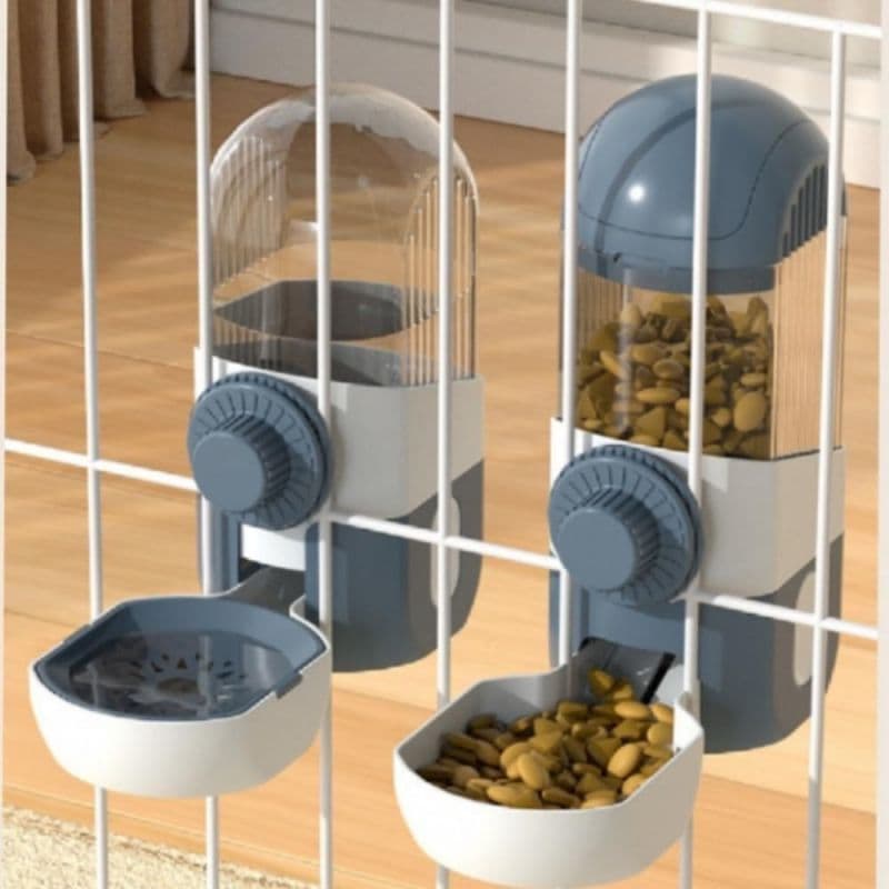 Dispensador automático de ração para animais de estimação, comedouro suspenso por gravidade, para cães, gatos, cachorros