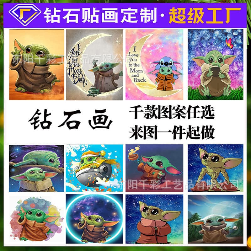 2026 Novo Produto Pintura Diamante Cheio de Diamante 5D Diamante Redondo Criativo Hulk Pintura Decorativa Transfronteiri