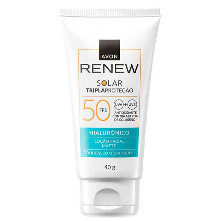 AVON PROTETOR SOLAR RENEW SOLAR FPS 50 40G