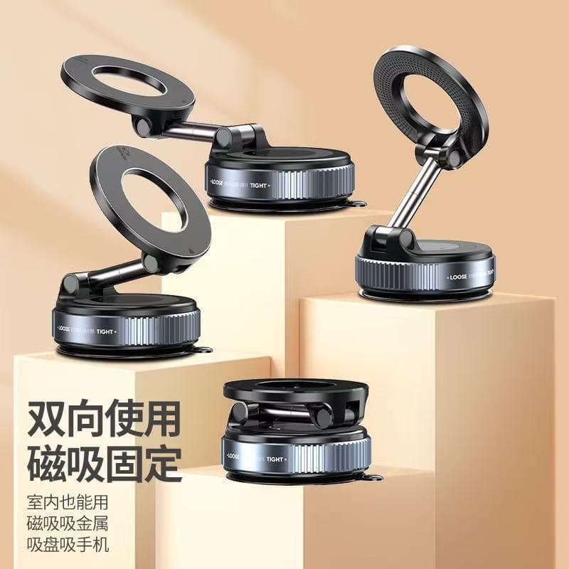 Suporte para telefone para carro Suporte para celular para carro Suporte magnético para telefone a vácuo Console central