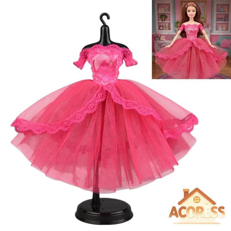 ACO * Elegante 1 6 Boneca Vestido Formal Roupa Tecido Macio Para Articulada Bonecas Vestir Roupas