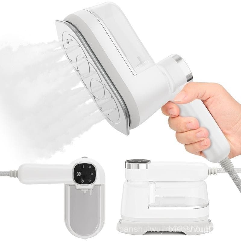 Ferro a vapor portátil, aquecimento rápido em 10 minutos, ferro a vapor e vaporizador de roupas 2 em 1 de 1200 watts, fe