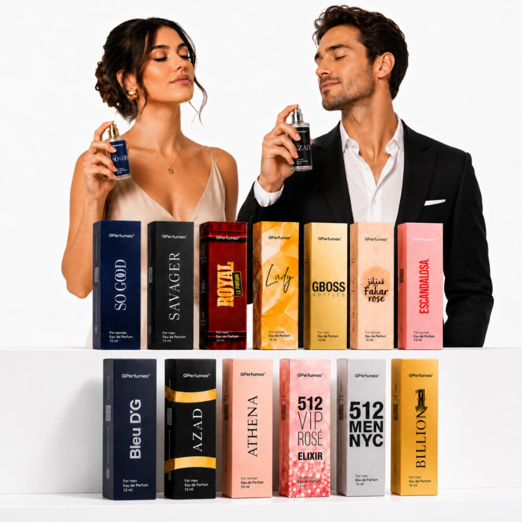 Perfumes Masculinos e Femininos Importados 15ml Eau de Parfum Arabes GPerfumes – (Escolha Sua Fragrancia)