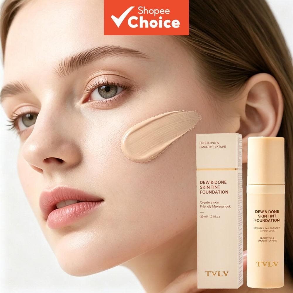 Base de Maquiagem Líquida com 7 Cores, Hidratação Profunda, Fórmula de Cuidado com a Pele, Leve, Cobertura Natural e
