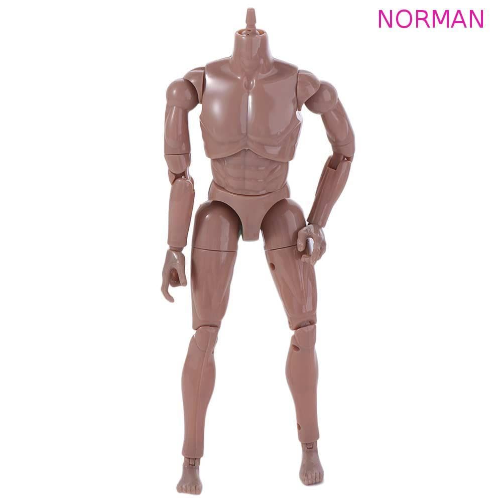 Figura De Ação Masculina NORMAN , Boneca 1/6 , Bonecas BJD Nuas Articuladas Destacáveis , Corpo Muscular Móvel Modelo