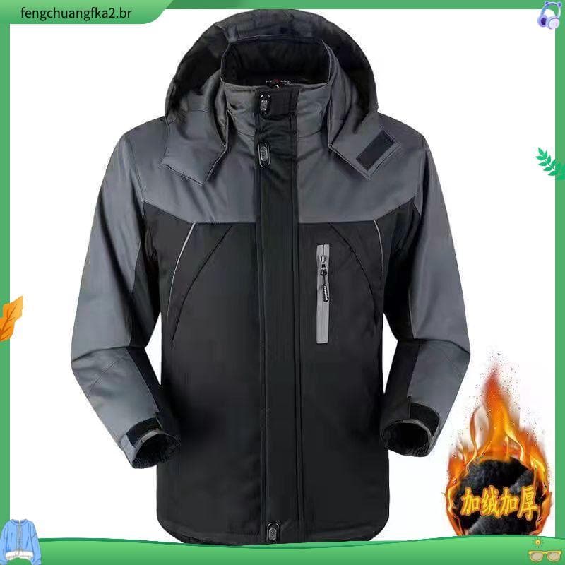 W jaqueta de inverno jaqueta de algodão masculina forro de lã engrossado jaqueta de algodão jaqueta de algodão Workwear 