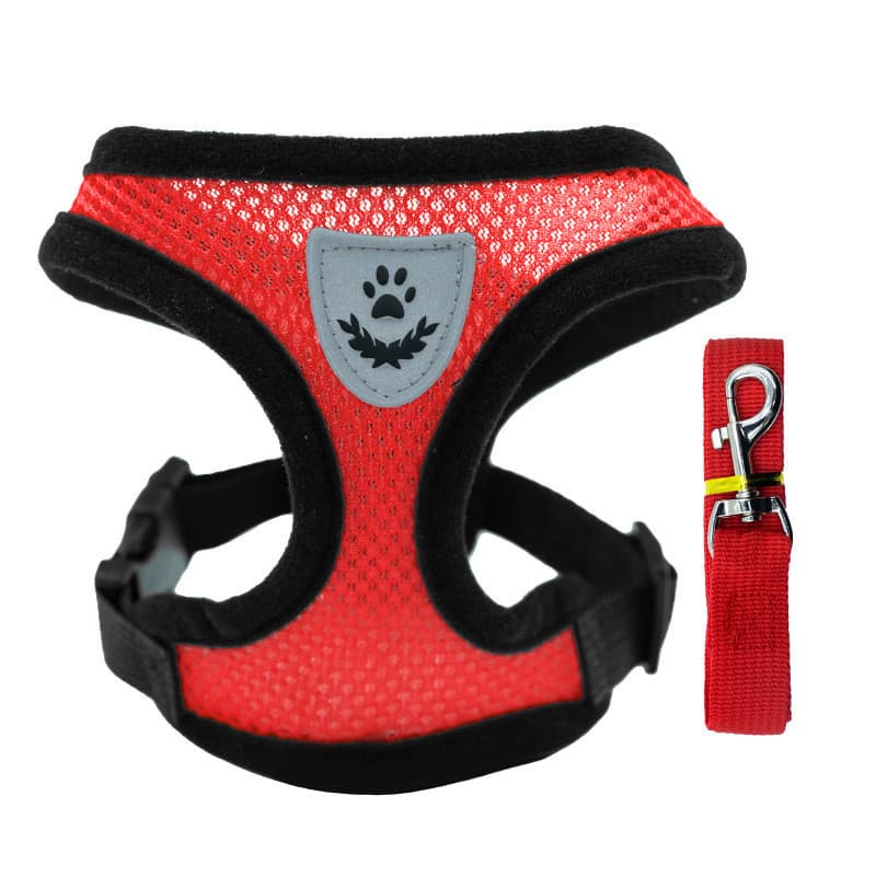Coleira e guia para cães e gatos, corda de tração para uso externo, coleira, roupa, suprimentos anti-choque para gatos H