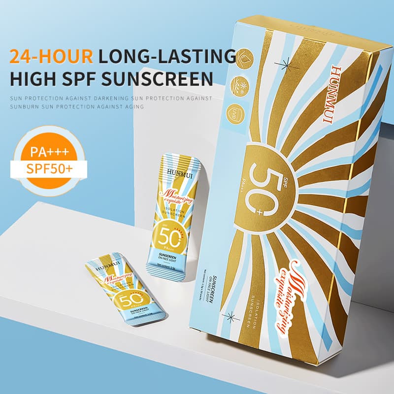 HUNMUI HUNMUI Protetor Solar Creme Exportação de Comércio Exterior FPS50 + Loção Protetor Solar Creme Protetor Solar Ata