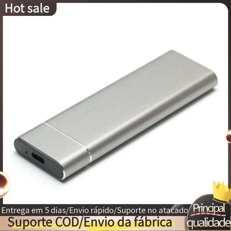 USB3.1 Tipo C 5 Gbps Externo M . Adaptador De Gabinete SSD 2 SATA NGFF Para Unidades De Estado Sólido 2280/2260/2242/223