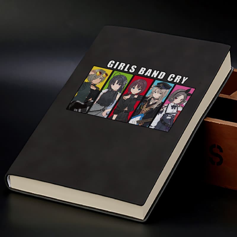 MENINAS BANDA CRY Notebook MENINAS BAND CRY Notebook MENINAS Chorando Menina BANDA Bidimensional Mercadoria Notebook