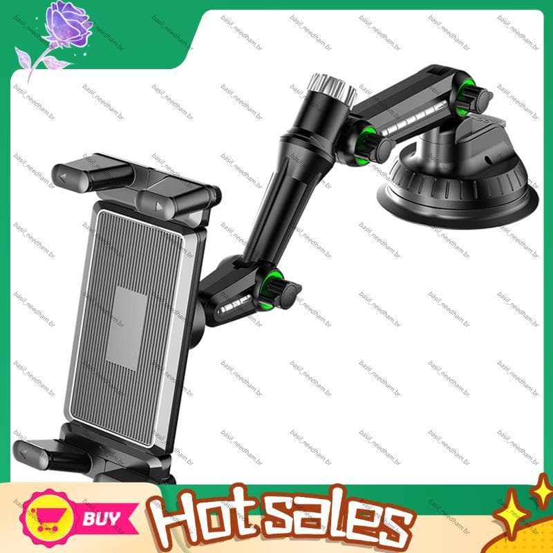 [Desconto B] Suporte Para Tablet De Carro Com Ventosa Longa SUV Caminhão Veículo Elevador Pára-Brisa Janela Montagem Em
