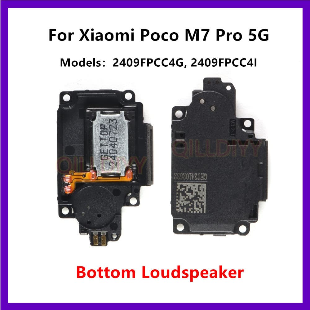 Alto-Falante Para Xiaomi Poco M7 Pro 5G , Campainha , Módulo De Som , Placa , Peças De Reparo De Smartphone
