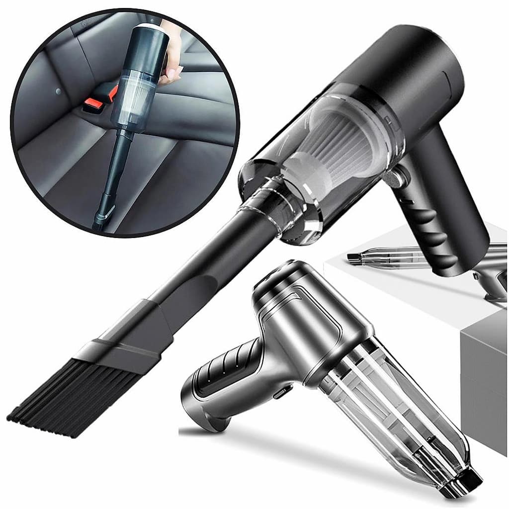 Aspirador portátil automotivo sem fio recarregável 6000Pa 120W USB para carro e casa