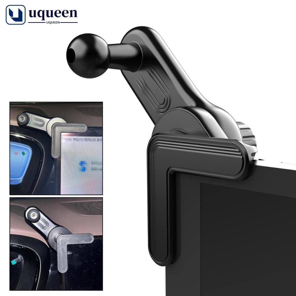UQUEEN Suporte Fixo De Telefone Para Controle Central De Carro , De Tela De Navegação , Base Fixa Automóvel D6J5
