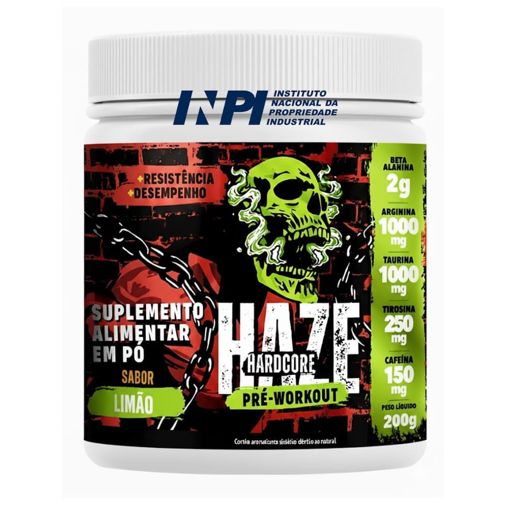 1 Haze Hardcore Nutricost 200gr - Pré treino Premium