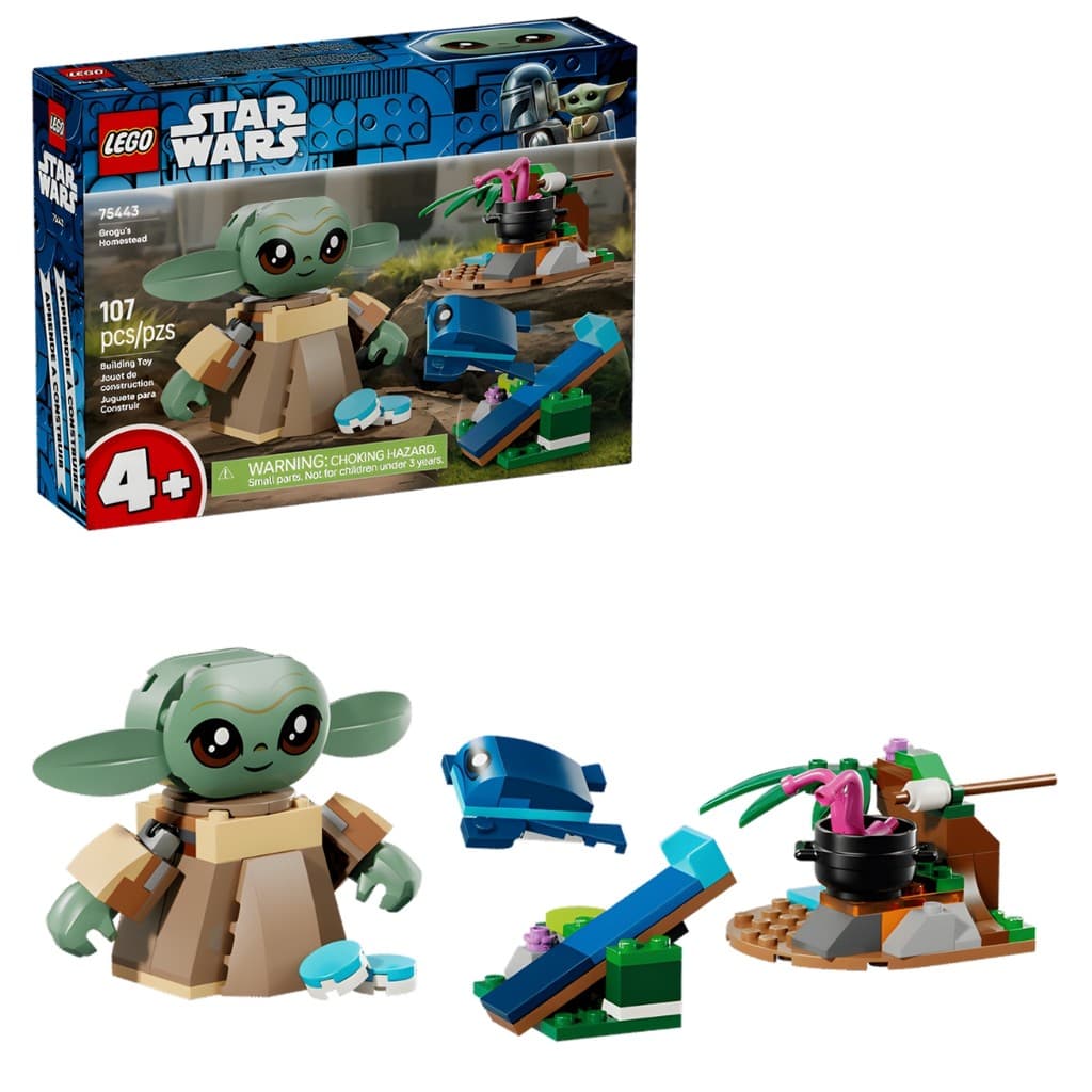 Blocos de Montar Star Wars Casa do Grogu 107 Peças 75443 - LEGO