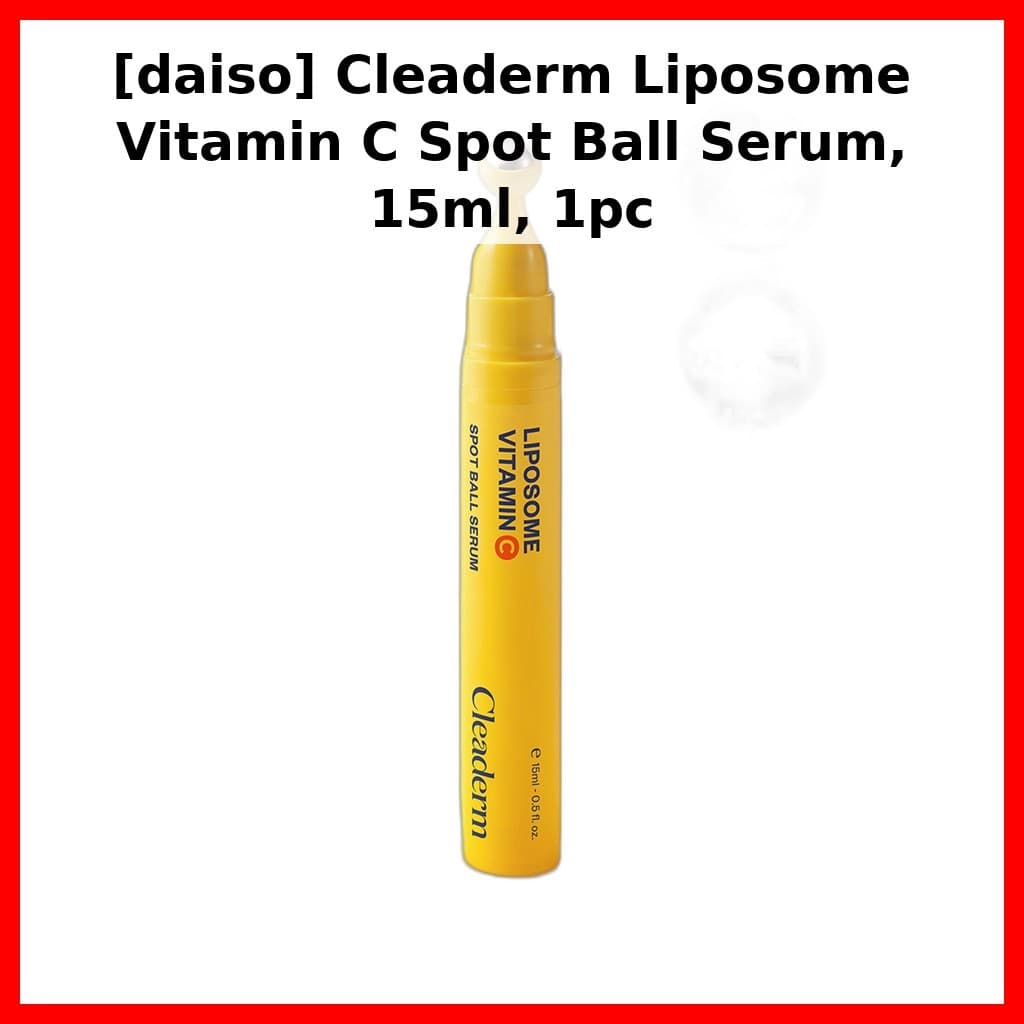 [daiso] Cleaderm Liposome Vitamina C Spot Ball Serum , 15ml , 1 Unidade/Soro Para Manchas Coreanas/Aumento De Da OnYouMa