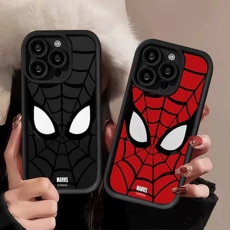 Homem-Aranha TPU anti-impacto Capinha Capa Para Samsung A14 A15 A54 A55 A05S A16 A07 A17 S22 S23 S25 FE Ultra