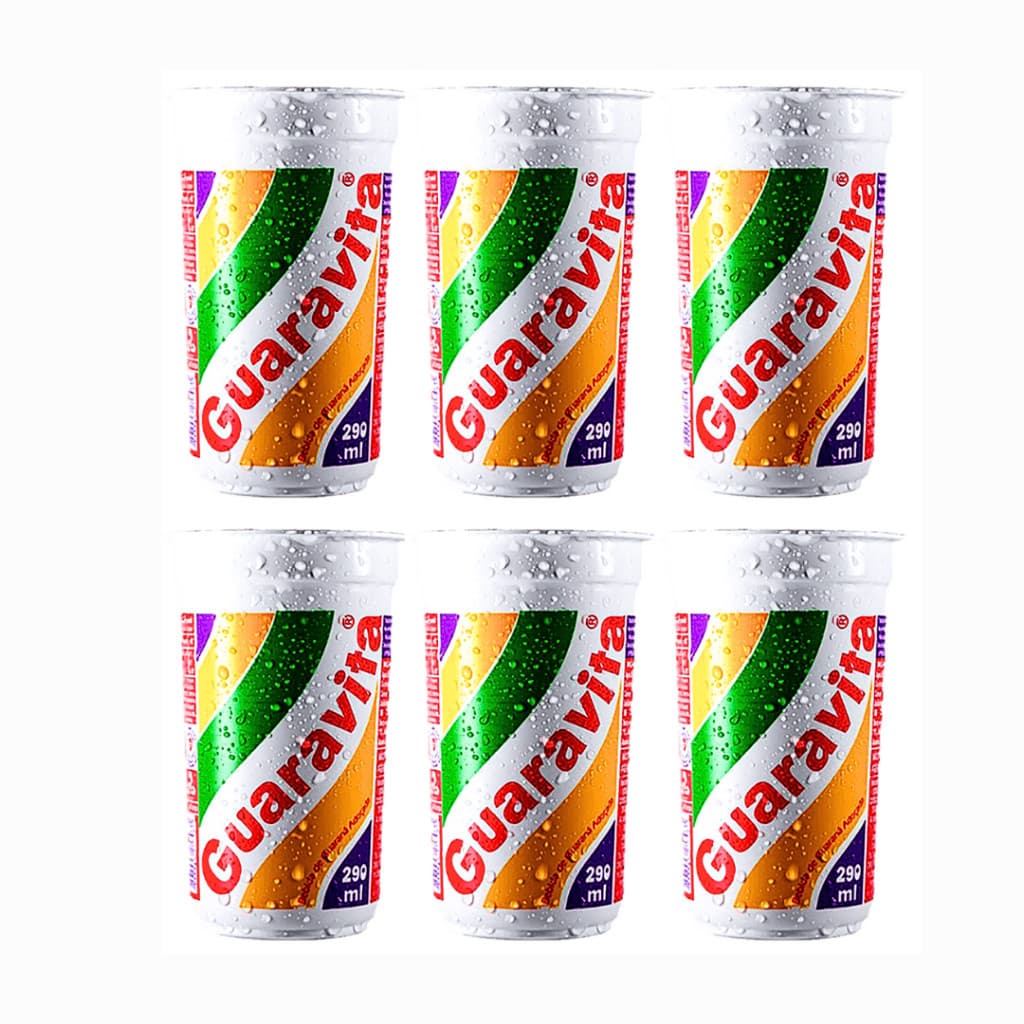 Kit 6x Guaravita Bebida Natural De Guaraná 290ML