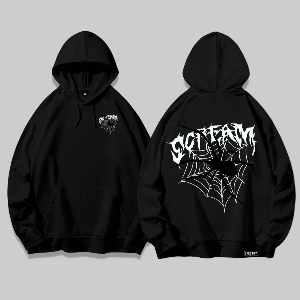 Moletom Canguru Streetwear Confortável Tendência  Scream Fox Rock  Casaco Premium Unissex