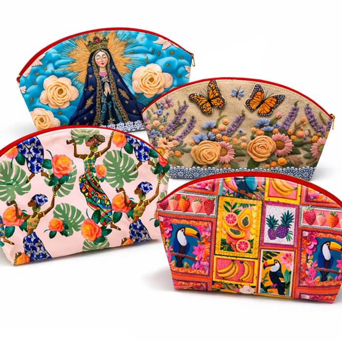 Tecido Tricoline Digital Estampas Kits Variadas Animais Florais Necessaire 100% Algodão Mesa Posta