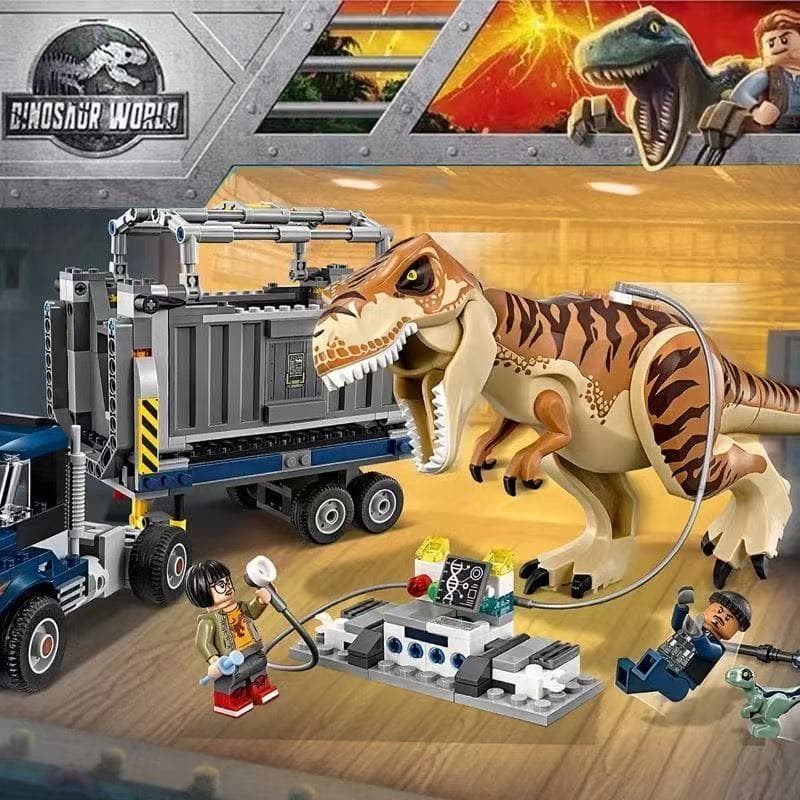 2.000 peças de blocos de montar LEGO Série Dinossauros Fuga do Tiranossauro Brinquedo de Montar para Meninos Educativo