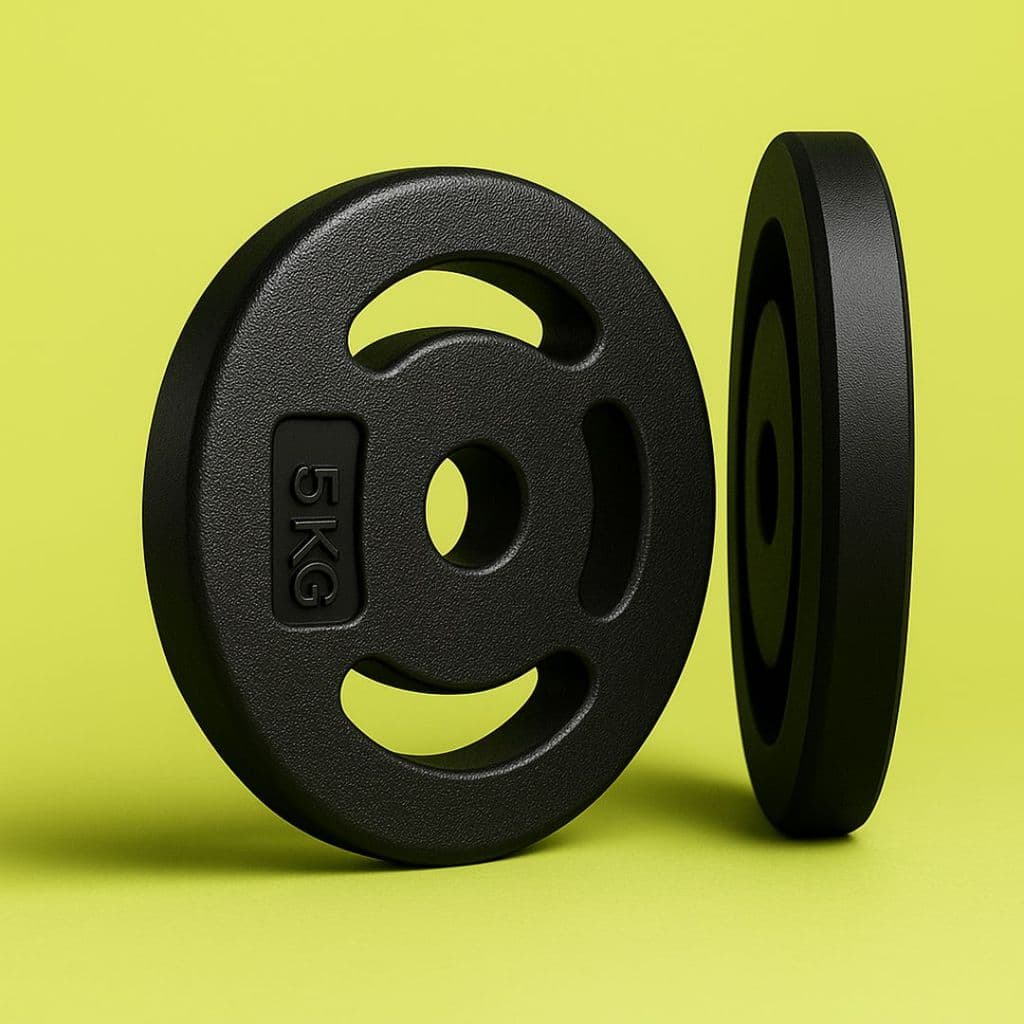 Anilha Peso de Academia Halter 5kg Halteres Peso Musculação Anilhas e Barras Pesinhos de Academia