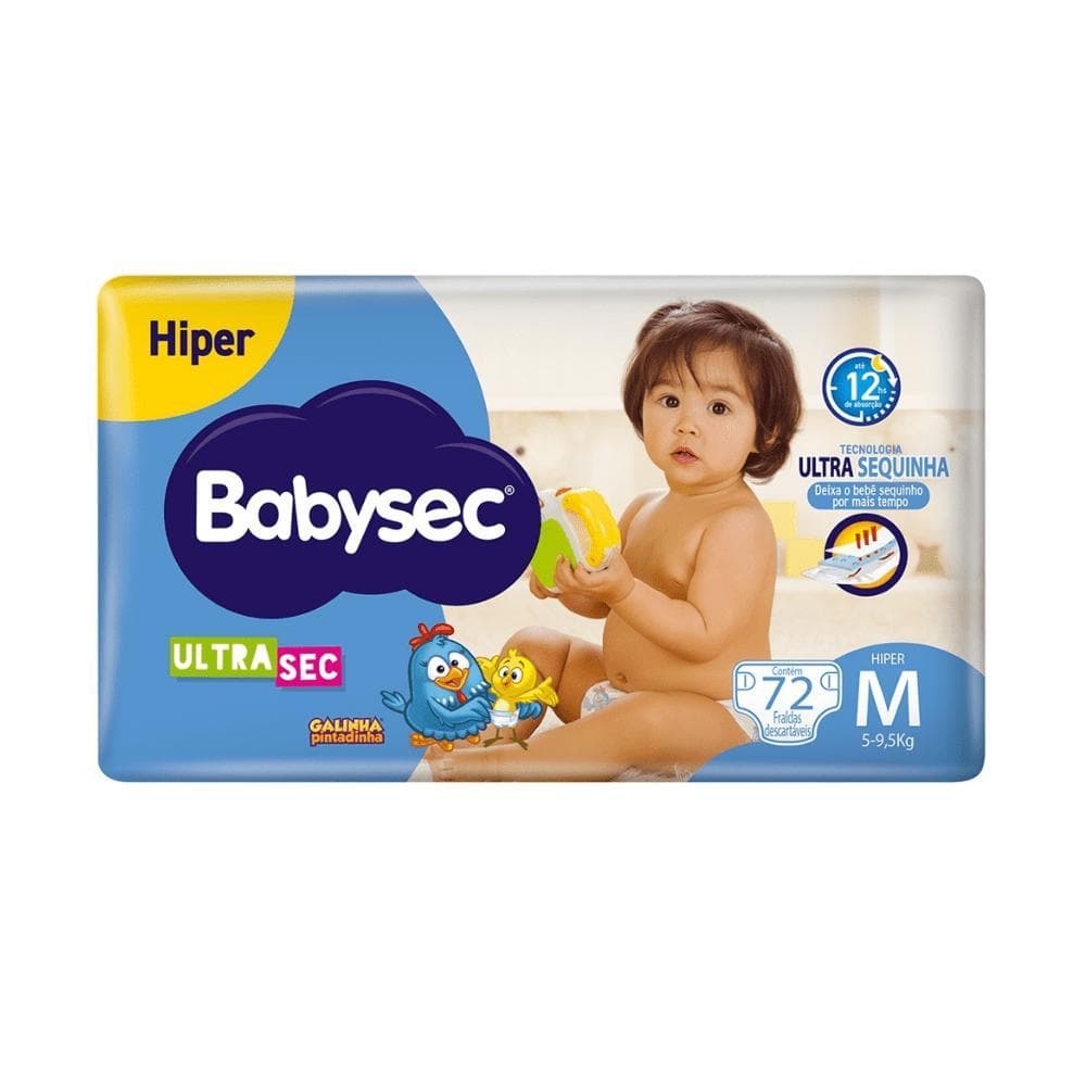 FRALDA BABYSEC M C/68 ULTRA HIPER