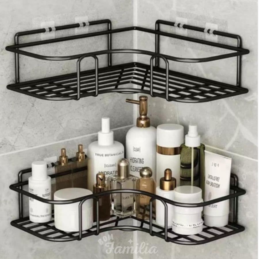 1/2/3/4/5 Prateleira Suporte Com Alto Adesivos Para Parede Banheiro Cozinha lavanderia Shampoo Sabonete