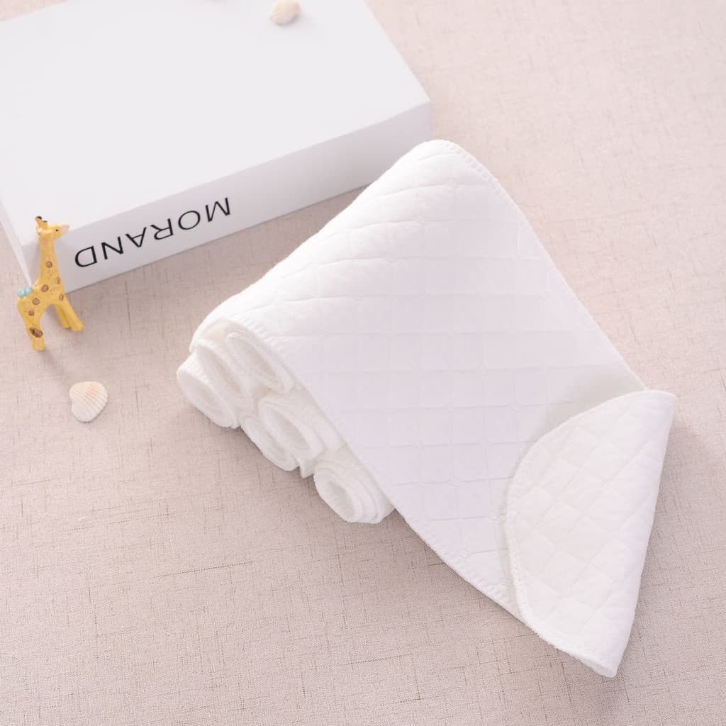 Fraldas para bebês recém-nascidos, fraldas laváveis de algodão ecológico, absorventes, anel de fio de algodão puro, fret