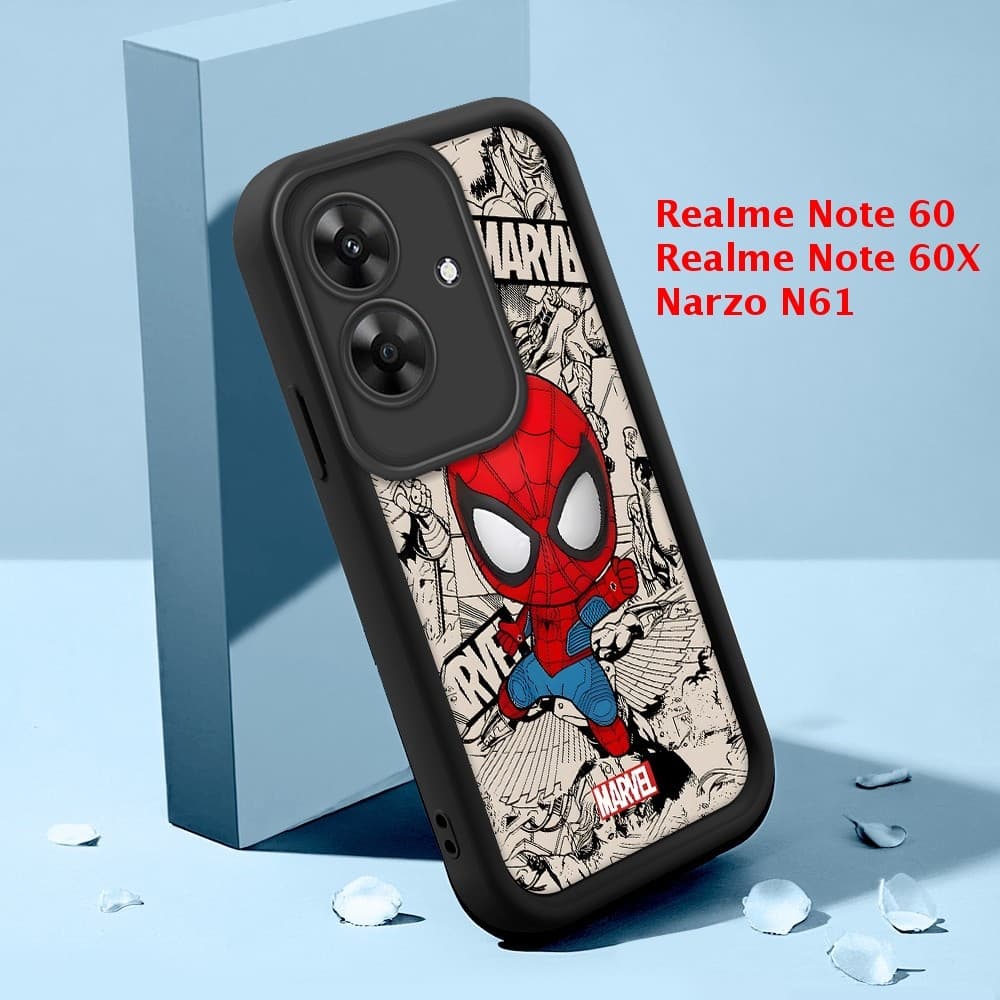 Capinha Para Realme Note 60 60X Narzo N61 Case Normal Capa De Celular Preto Macio Silicone 5110 TYB