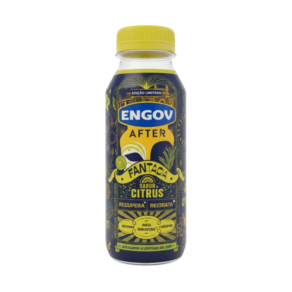 Engov After Sabor Citrus Fantasia 250ml Recupera e Reidrata