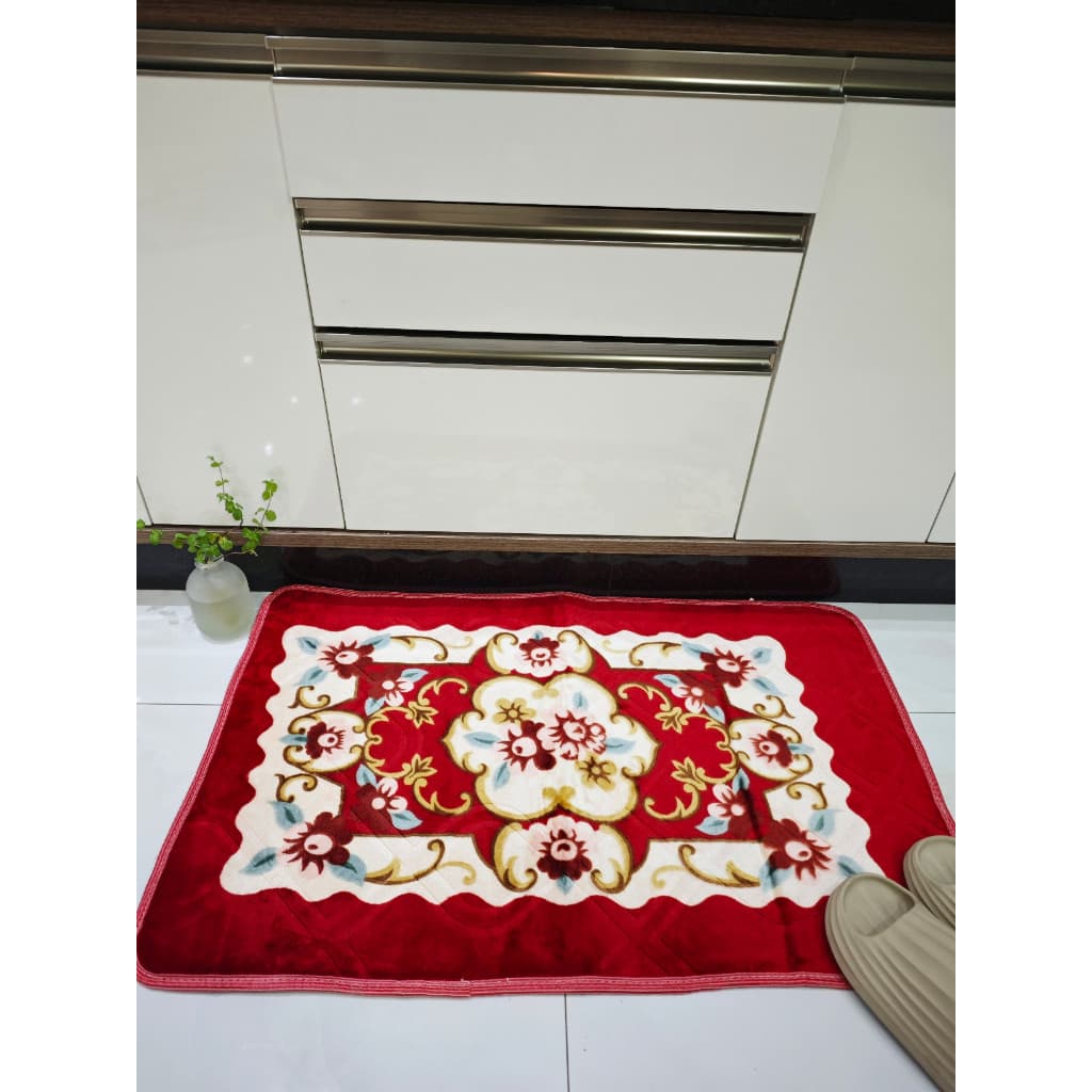 Tapete Floral E Geométrico Antiderrapante 60cm x 90cm Para Quartos, Sala. Boa Qualidade Zon