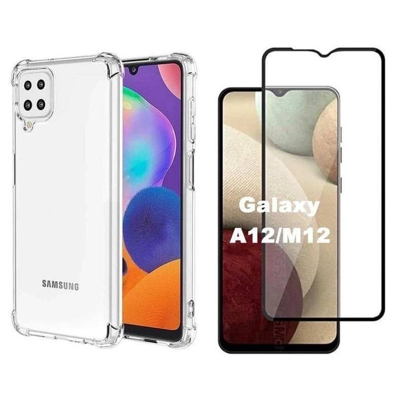 Película e Capa Capinha Para Samsung Galaxy A12/M12