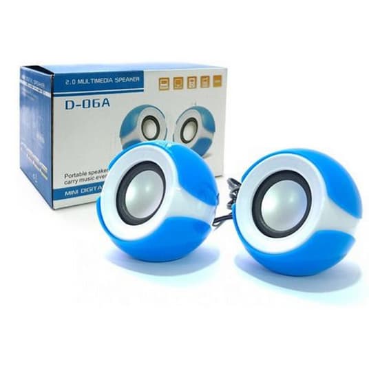 Caixa de Som Portátil para PC Gamer Notebook USB P2 – 5W Estéreo Plug and Play