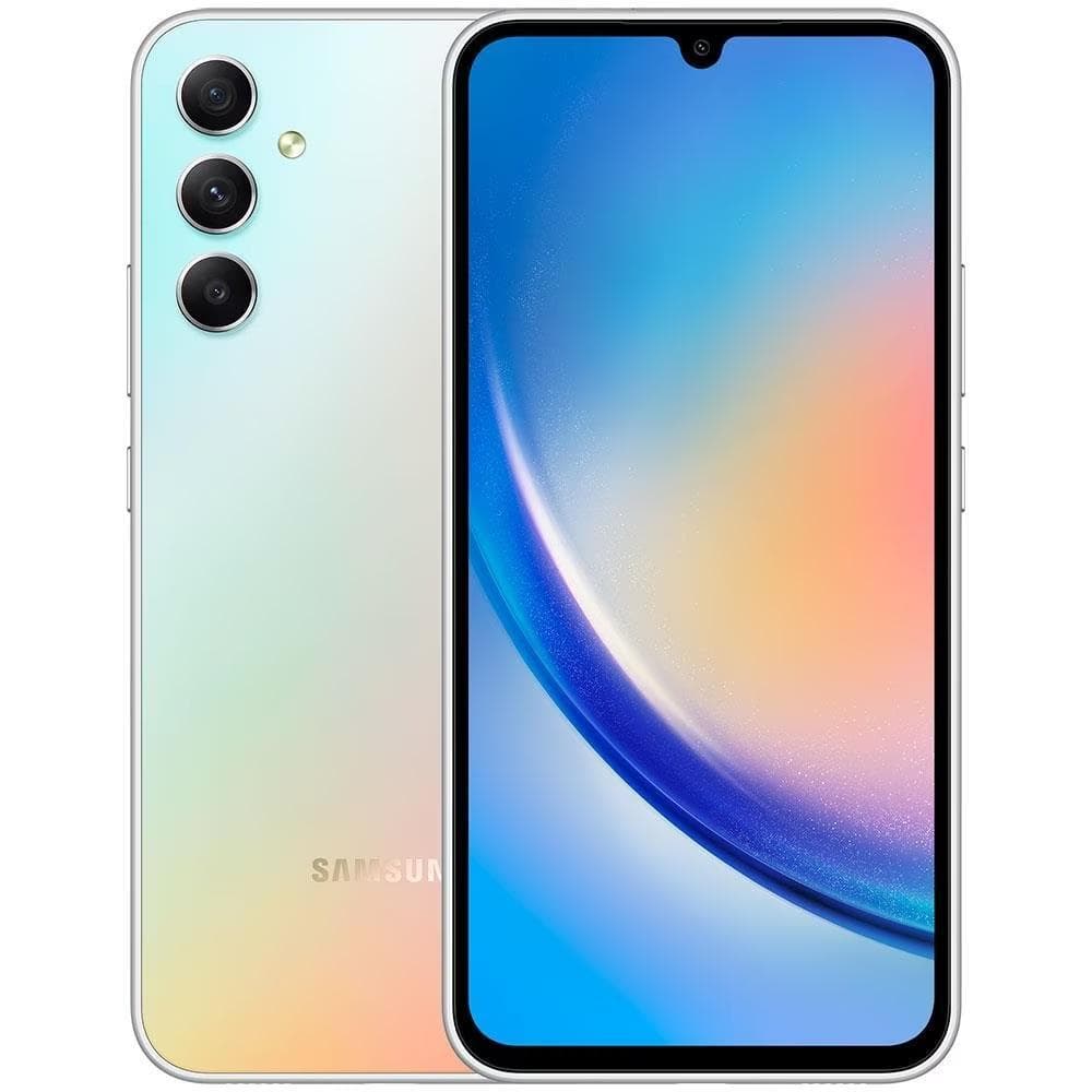 Usado: Galaxy A34 256GB Prateado Muito Bom - Trocafy - Samsung