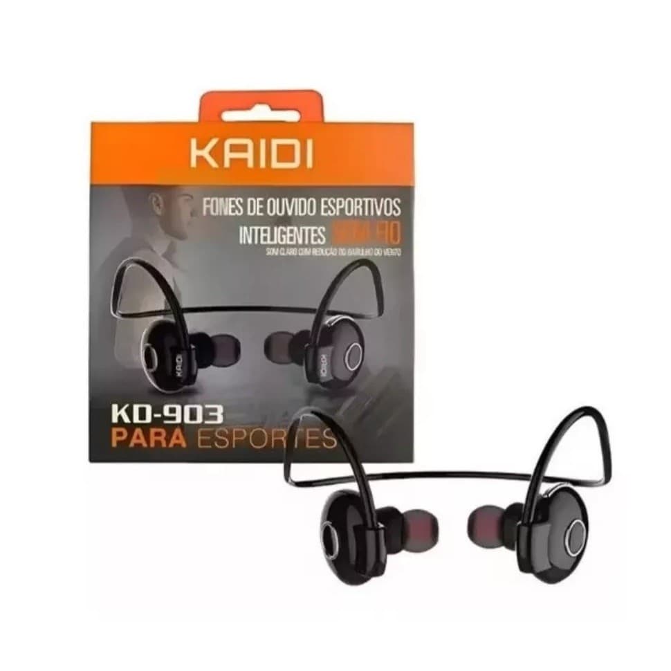 Fone De Ouvido Bluetooth Para Esportes Kaidi KD-903 Fone Sem Fio