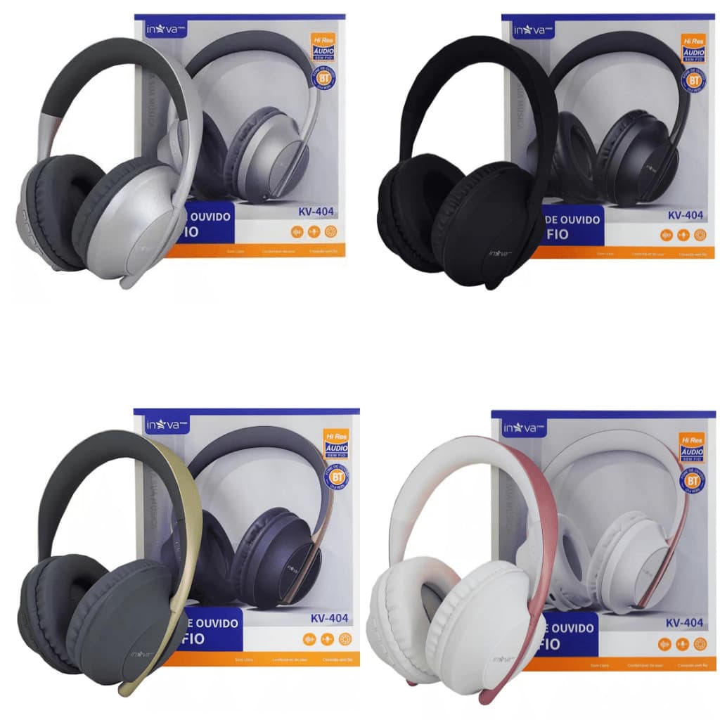 Fone de ouvido sem fio bluetooth micro sd usb  fone headphone sem fio bluetooth universal fm sd p2 mp3