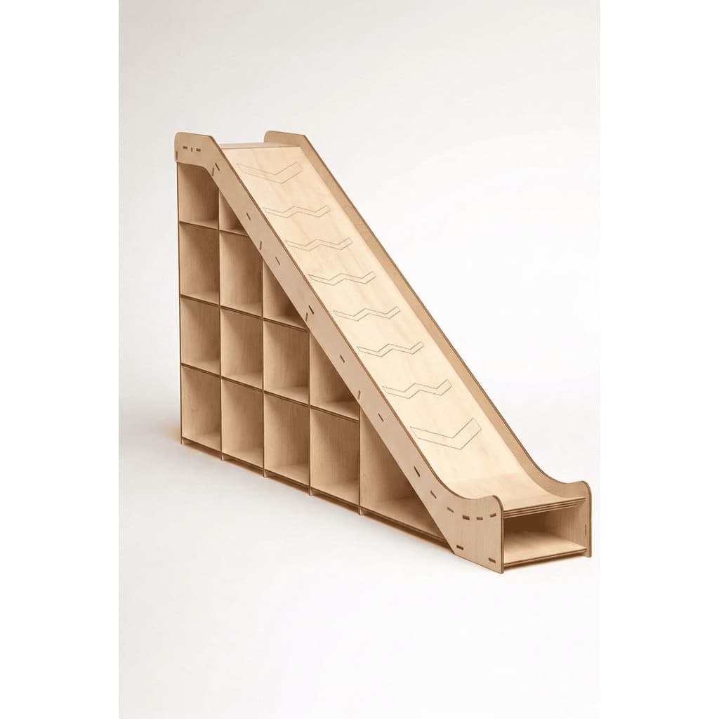 Nova Pista Rampa de para Carrinho Infantil MDF 40cm Fácil Montagem